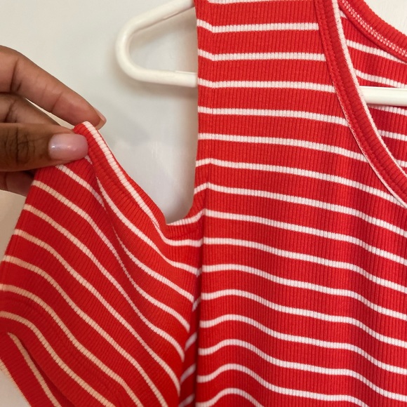 Old Navy Striped Cold Shoulder Dress - Size 2X - Picture 8 of 14
